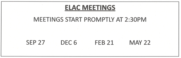 Every wednesday promptly at 2:30pm   Sep 23, Dec 09, Feb 24, May 26